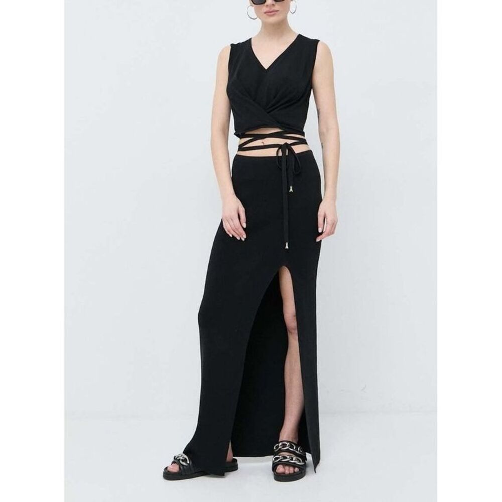 Patrizia Pepe Black Cotton Casual Women's Dress